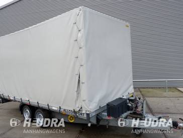 Gebruikte Humbaur aanhangwagen met huif 440x215x205cm